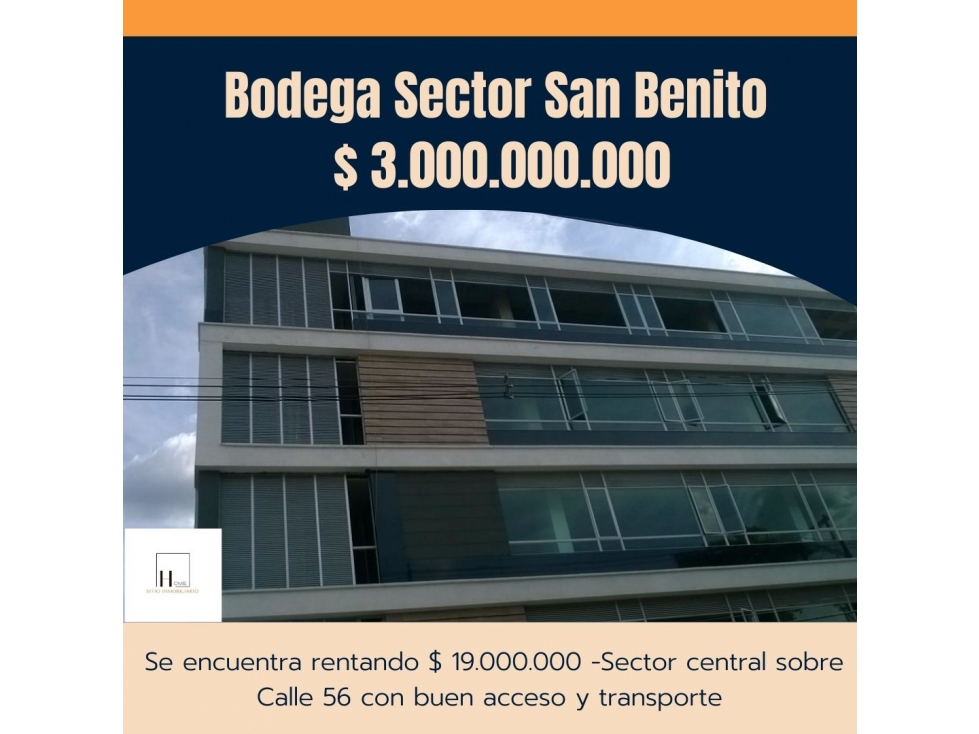 HOME SITIO INMOBILIARIO - BODEGA SECTOR SAN BENITO