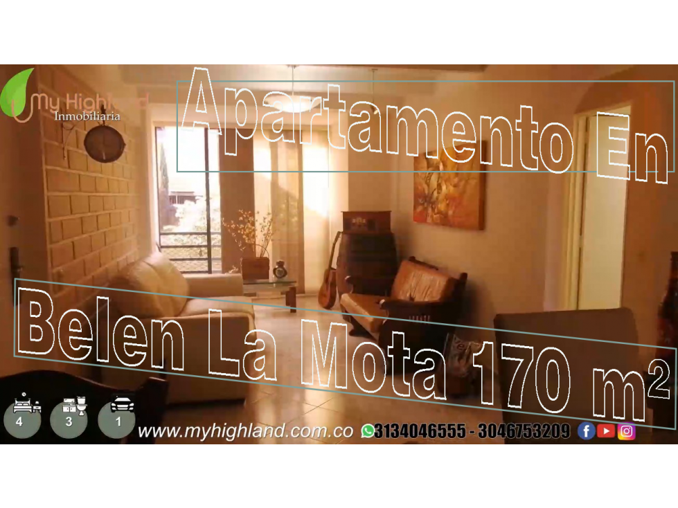 Apartamento En Venta En Belén La Mota 170 m²