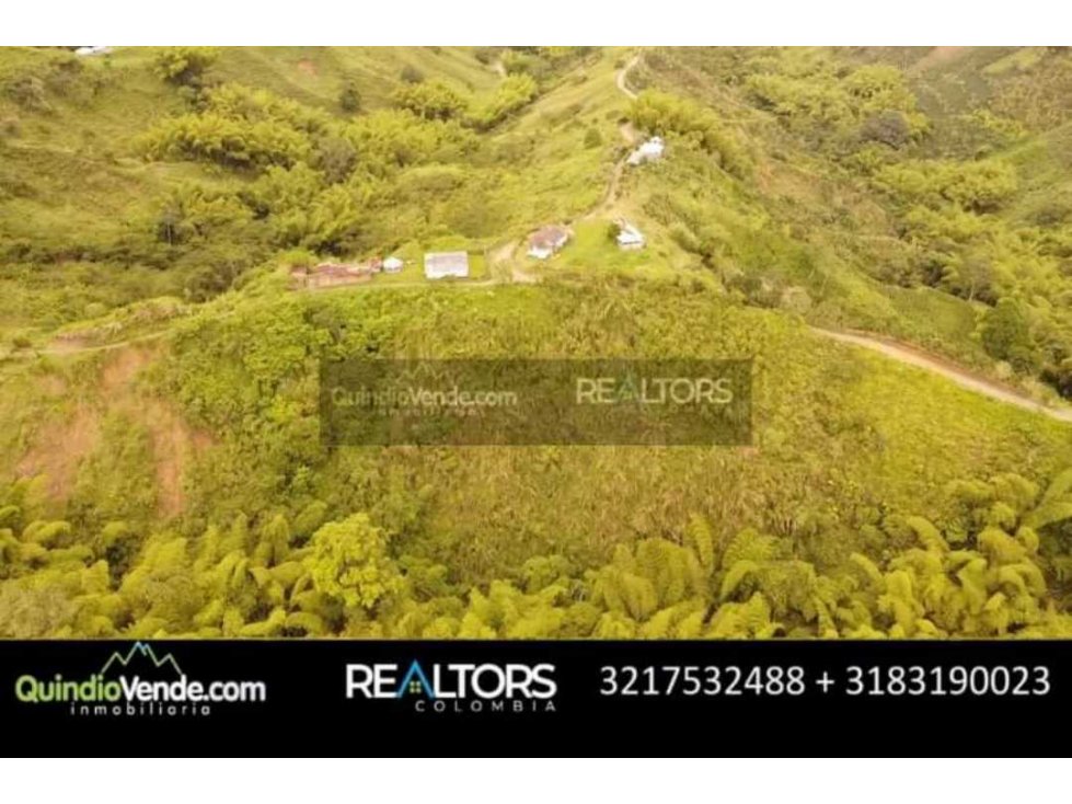 Finca para la venta a 20 minutos de Santa Rosa de Cabal con aguas