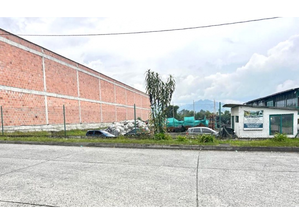 Lote En Venta Zona Industrial Manizales