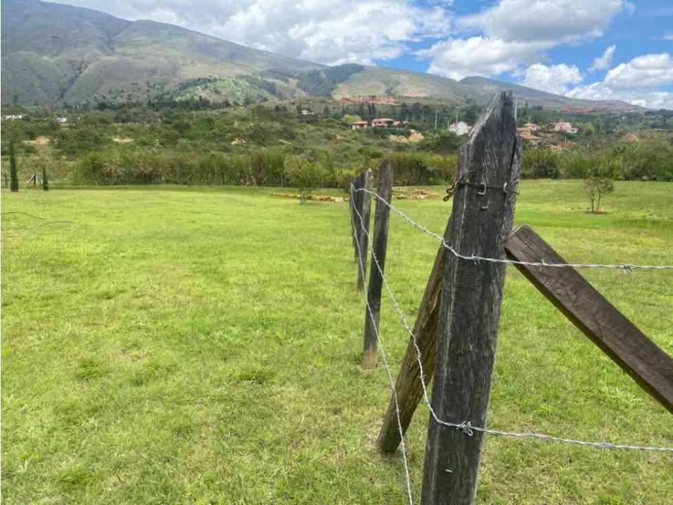 VENDO LOTE PLANO - VEREDA SOPOTA - VILLA DE LEYVA