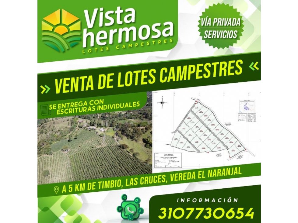 VENDO LOTE CON CASITA PARA REMODELAR, VEREDA LAS CRUCES TIMBIO CAUCA