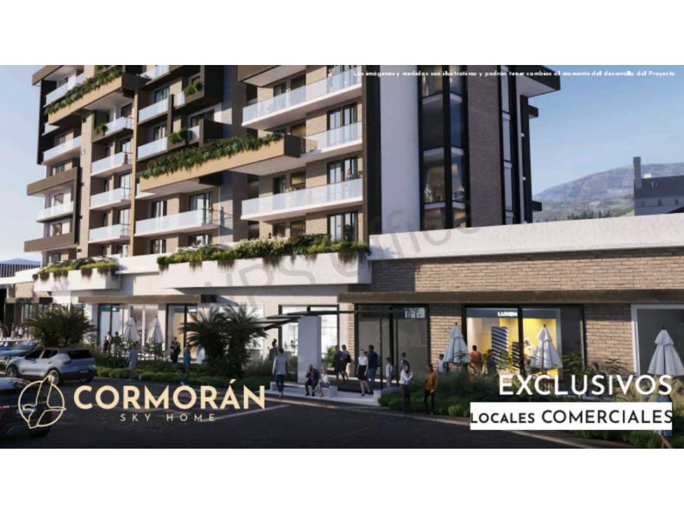 VENTA DE APARTAMENTOS SOBRE PLANOS CORMORÁN SKY HOME PEREIRA, COLOMBIA