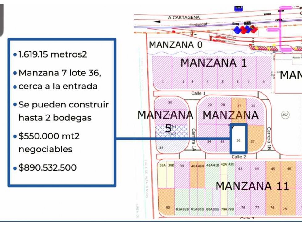 Venta Lote Industrial Zofia Zona Franca